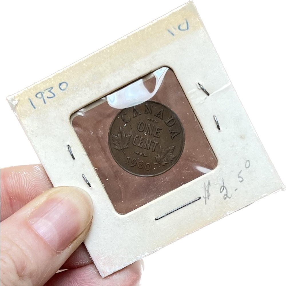 1930 ONE CENT CANADA - George V